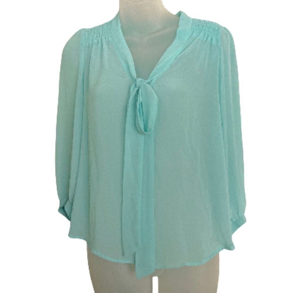 love 21 / forever21 xs mint colored shear top